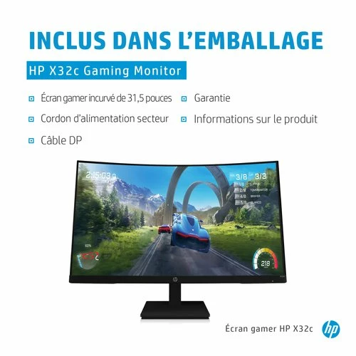 Meilleure vente 💯 HP X32c - VA/1ms/FHD ✔️ 8 Meilleure vente 💯 HP X32c - VA/1ms/FHD ✔️ – Image 6