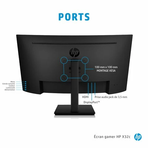 Meilleure vente 💯 HP X32c - VA/1ms/FHD ✔️ 13 Meilleure vente 💯 HP X32c - VA/1ms/FHD ✔️ – Image 11