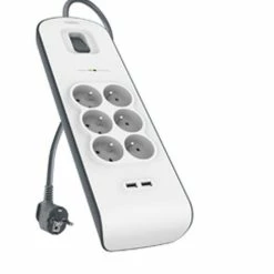 Grosses soldes ✨ Belkin SurgeMaster 6OT 650J 2M 2 USB-2.4 SHARED 😉
