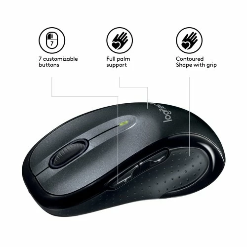 Vente flash ✔️ Logitech Wireless Mouse M510 - BLACK - EMEA 🔥 6 Vente flash ✔️ Logitech Wireless Mouse M510 - BLACK - EMEA 🔥 – Image 4