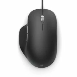 Nouveau ✔️ Microsoft MS Ergonomic Mouse USB Port XZ/NL/FR/DE Hdwr Black 🥰