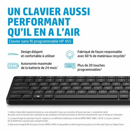 Tout neuf ✨ HP 455 Progmable WL KBD FR 🧨 10 Tout neuf ✨ HP 455 Progmable WL KBD FR 🧨 – Image 8