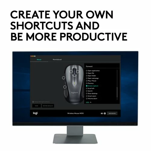 Vente flash ✔️ Logitech Wireless Mouse M510 - BLACK - EMEA 🔥 8 Vente flash ✔️ Logitech Wireless Mouse M510 - BLACK - EMEA 🔥 – Image 6