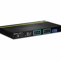 Budget 🎉 TrendNet TPE-1620WS - 16 (ports)/10/100/1000/Avec POE/Manageable ⌛